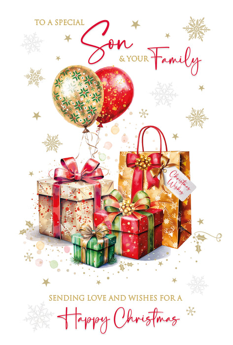 Cherry Orchard 'Special Son & Family' Christmas Card