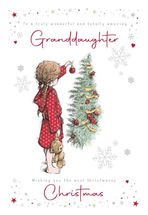 Cherry Orchard 'Totally Amazing Granddaughter' Christmas Card