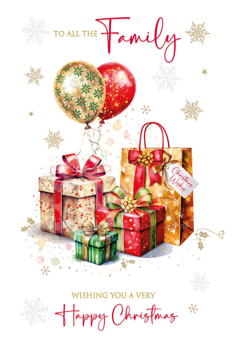 Cherry Orchard 'To All The Family' Christmas Card