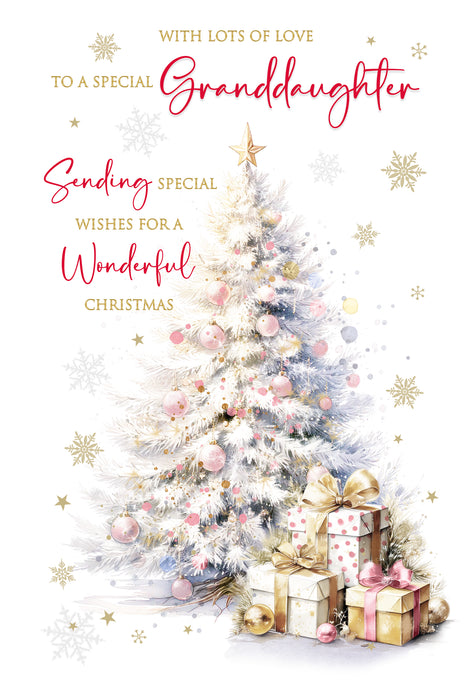 Cherry Orchard 'Special Granddaughter' Christmas Card