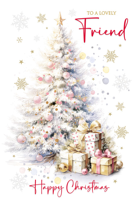 Cherry Orchard 'To A Lovely Friend' Christmas Card