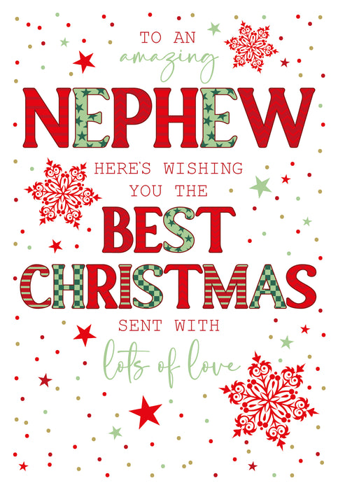 Cherry Orchard 'To An Amazing Nephew' Christmas Card