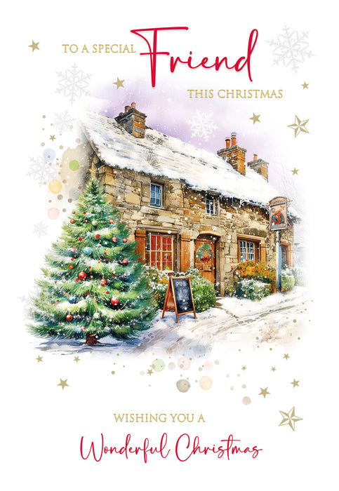 Cherry Orchard 'To A Special Friend' Christmas Card