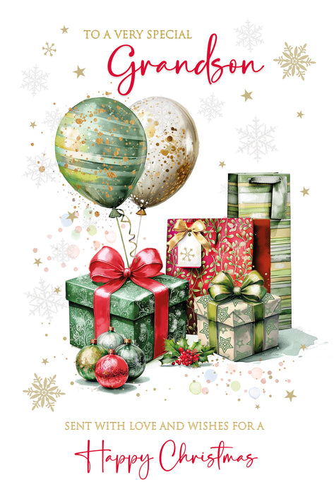 Cherry Orchard 'Very Special Grandson' Christmas Card