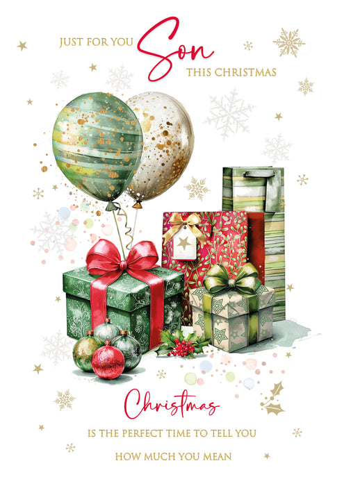 Cherry Orchard 'For A Special Son' Christmas Card