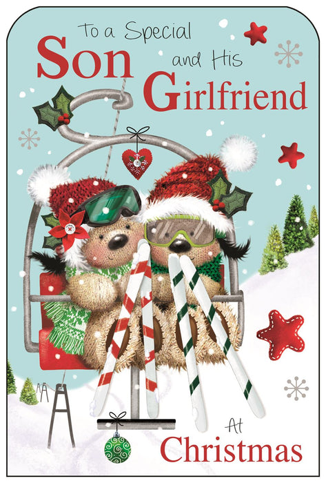 Jonny Javelin 'To A Special Son And His Girlfriend' Christmas Card