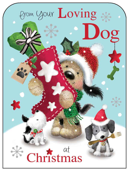 Jonny Javelin 'From Your Loving Dog' Christmas Card