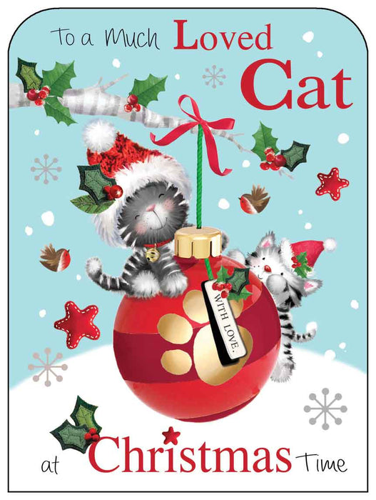 Jonny Javelin .To a Much Loved Cat. Christmas Card