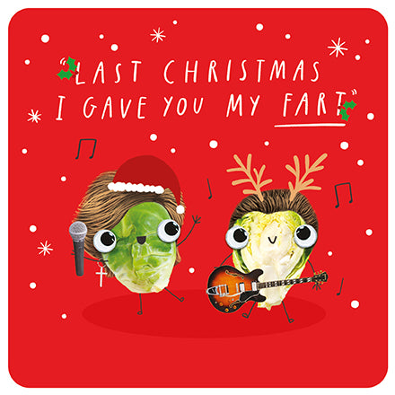 Paperlink 'Last Christmas I Gave You My Fart' Christmas Card