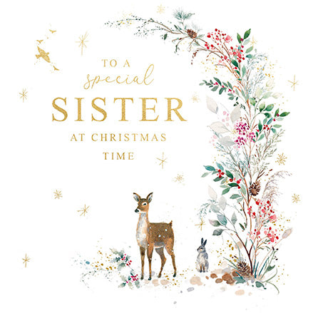 Paperlink 'To A Special Sister' Christmas Card