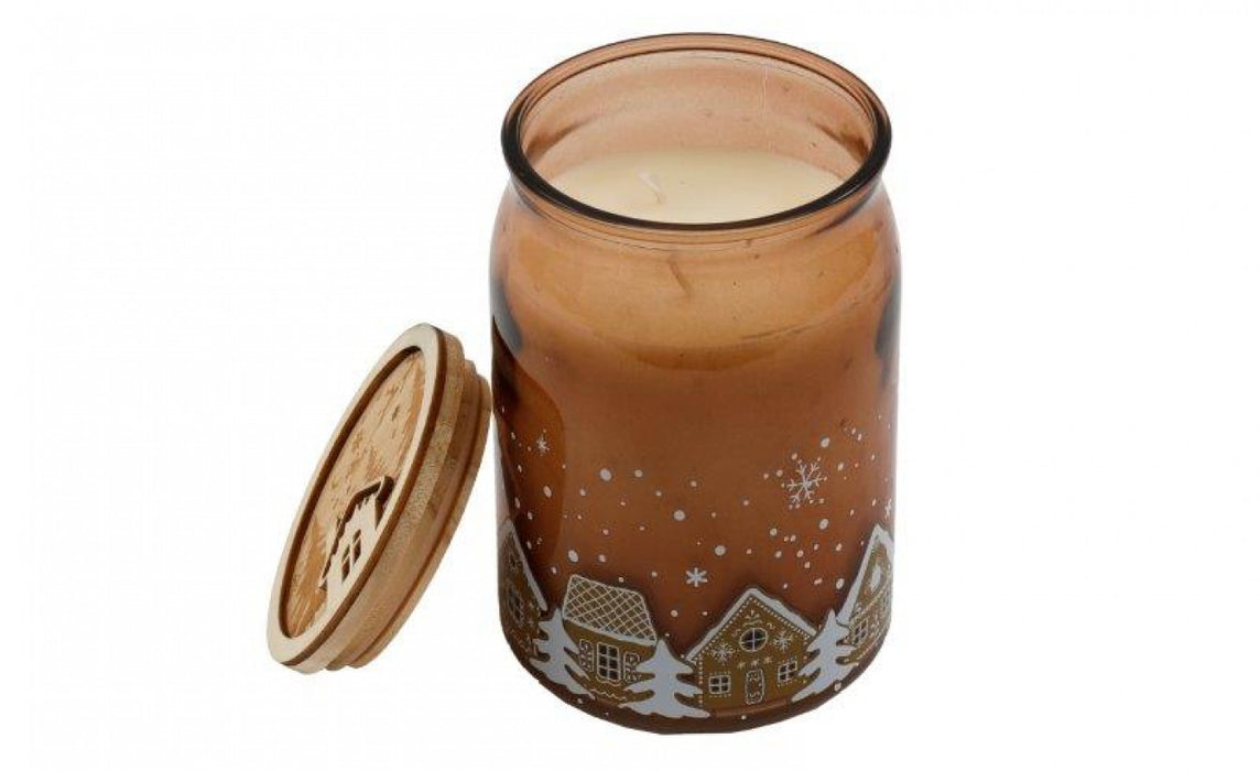 Sifcon Gingerbread House Candle Pot 14cm