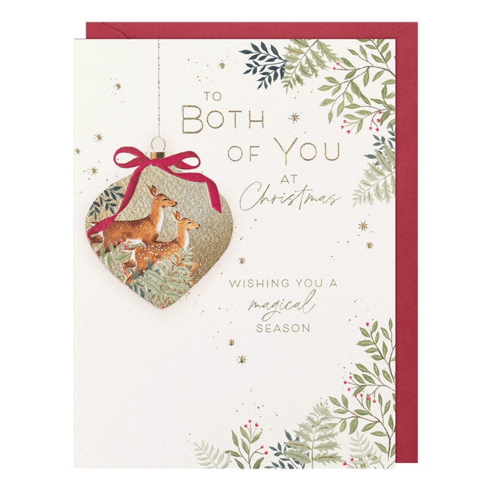 Paperlink 'To Both Of You At Christmas' Christmas Card