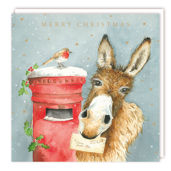 Tracks Publishing 'Donkey & Robin' Christmas Card Pack