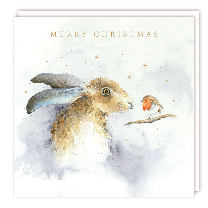 Tracks Publishing 'Hare & Robin' Christmas Card Pack