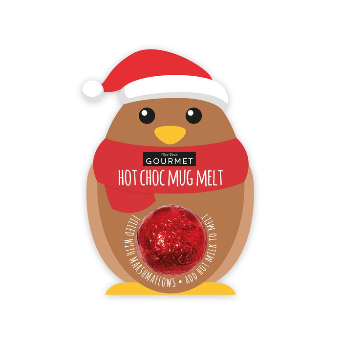 Bon Bons Christmas Robin Hot Chocolate Bomb Mug Melt