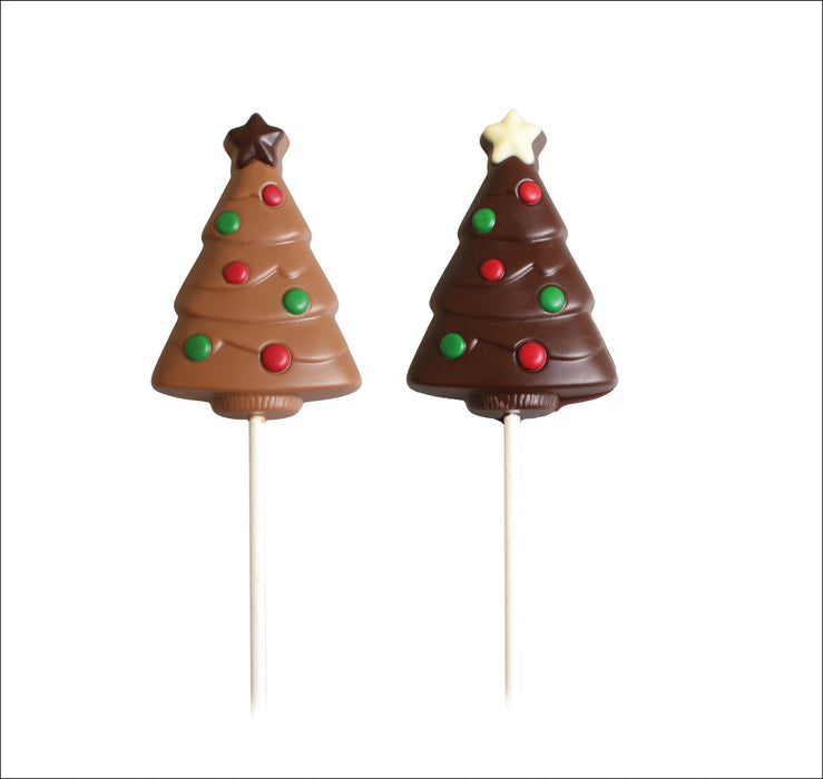 Belgian Chocolate Christmas Tree Lolly