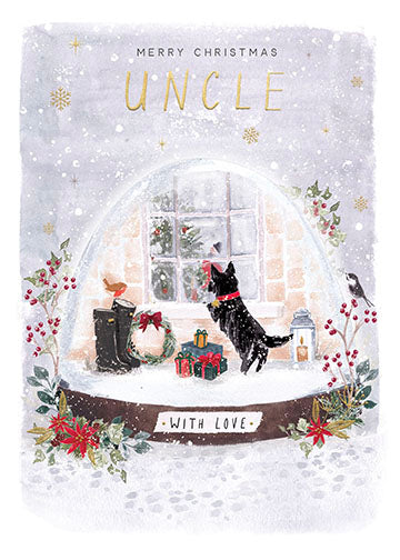 Paperlink 'Merry Christmas Uncle' Christmas Card