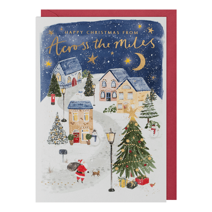 Paperlink 'Happy Christmas From Across The Miles' Christmas Card