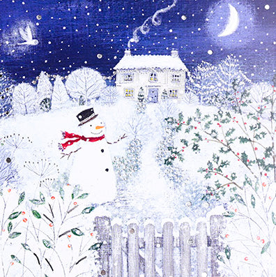 Paperlink 'Snowman In Winter Wonderland' Pack Of 6 Charity Christmas Card