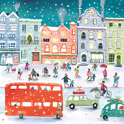 Paperlink 'Christmas In London' Pack Of 6 Charity Christmas Card