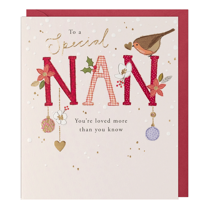 Paperlink 'To A Special Nan' Christmas Card