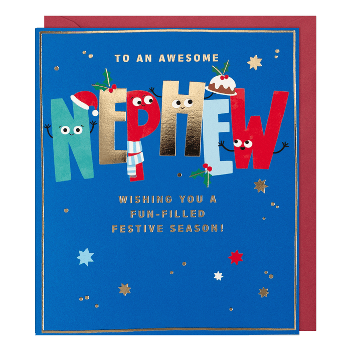 Paperlink 'To An Awesome Nephew' Christmas Card