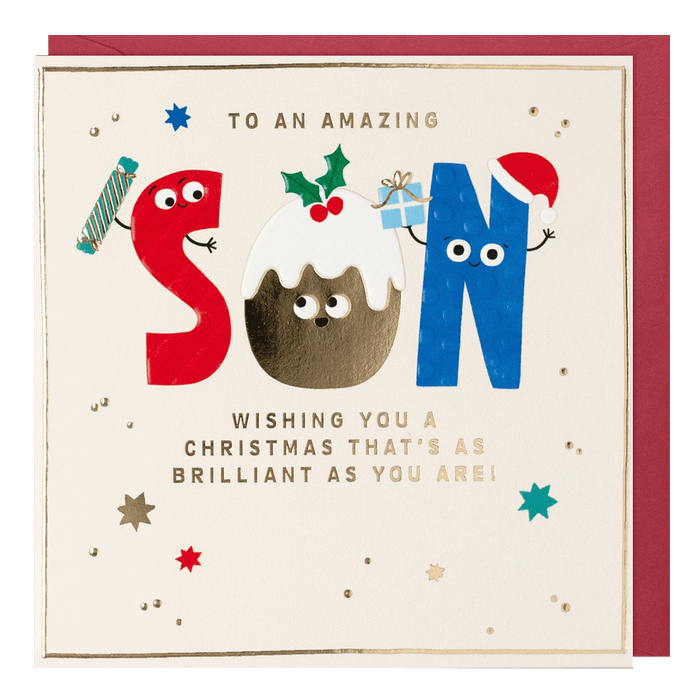 Paperlink 'To An Amazing Son' Christmas Card