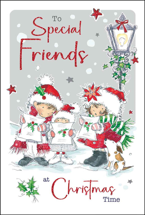 Jonny Javelin 'Special Friends Carol Singers' Christmas Card