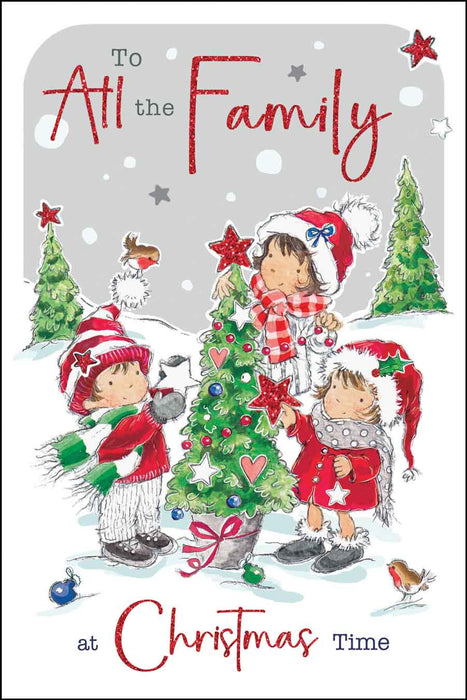 Jonny Javelin 'All the Family Tree' Christmas Card