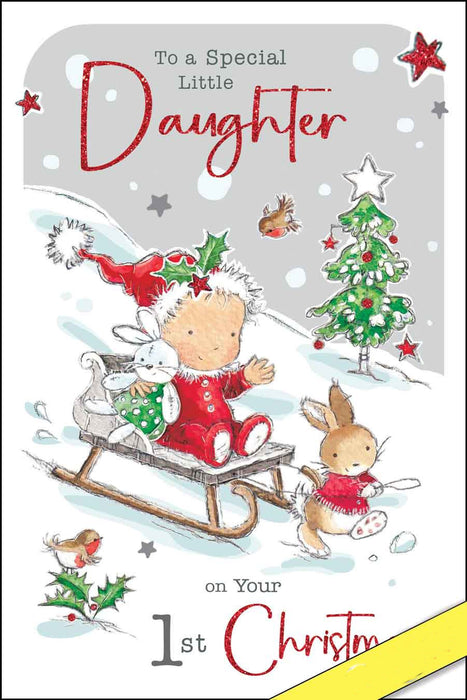 Jonny Javelin Daughter's First Christmas Card