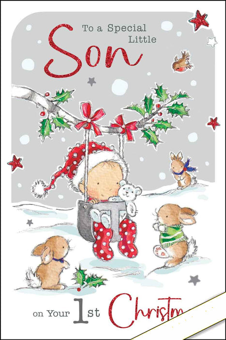 Jonny Javelin 'Son's First' Christmas Card