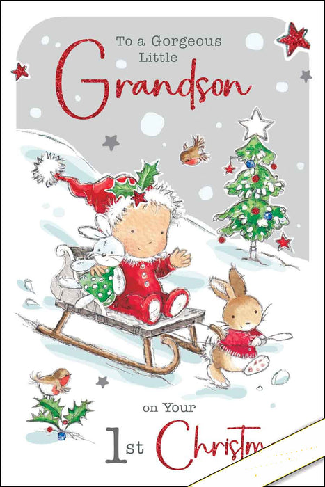 Jonny Javelin 'Grandson's First' Christmas Card