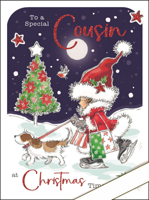 Jonny Javelin 'To A Special Cousin' Christmas Card