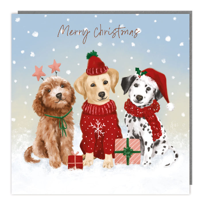 Tracks Publishing 'Caroling Hounds' Christmas Card 5 Pack