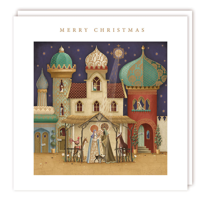 Tracks Publishing 'Bethlehem Stable' Christmas Card 5 Pack