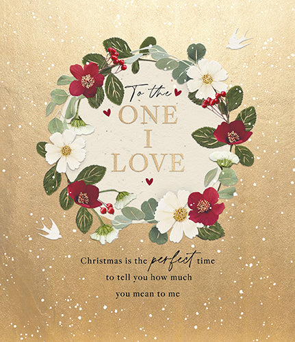 Paperlink 'To The One I Love' Christmas Card