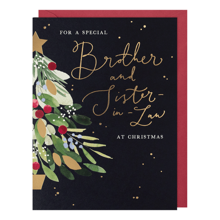 Paperlink 'For A Special Brother & Sister-In-Law' Christmas Card