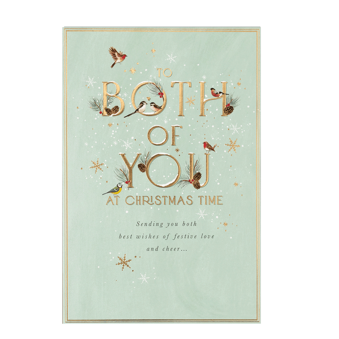 Paperlink 'To Both Of You At Christmas Time' Christmas Card