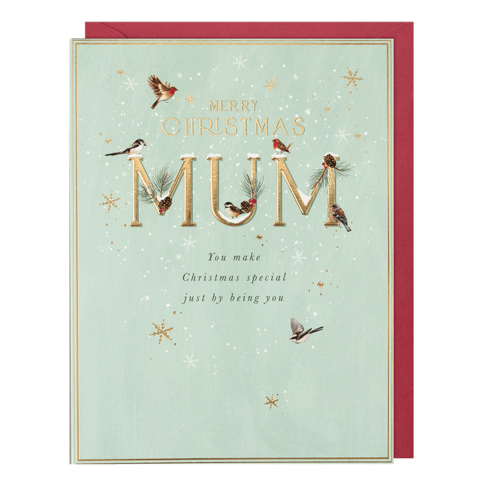 Paperlink 'Merry Christmas Mum' Christmas Card