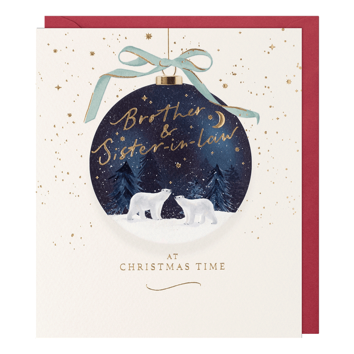 Paperlink 'Brother & Sister-In-Law' Christmas Card