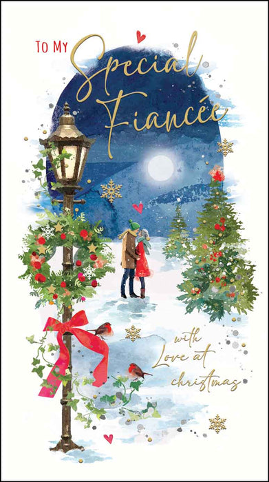 Jonny Javelin 'Fiancee Kissing' Christmas Card