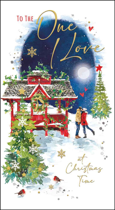 Jonny Javelin 'One I Love Pagoda' Christmas Card