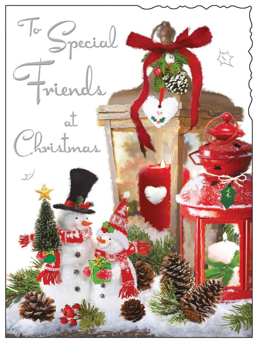Jonny Javelin 'Special Friends  Lanterns' Christmas Card