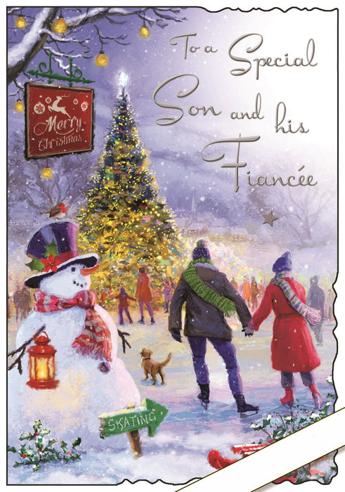 Jonny Javelin 'To A Special Son And His Fiancee' Christmas Card