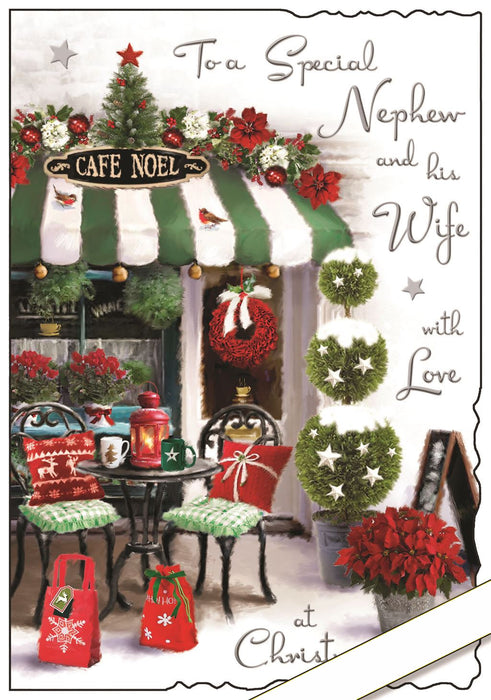 Jonny Javelin 'To A Special Nephew And His Wife' Christmas Card