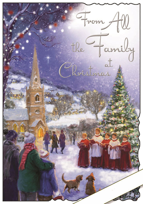 Jonny Javelin 'From All The Family' Christmas Card