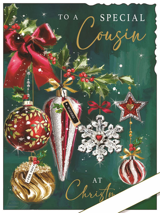 Jonny Javelin 'To A Special Cousin' Christmas Card