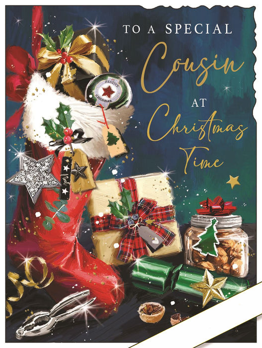 Jonny Javelin 'To A Special Cousin' Christmas Card