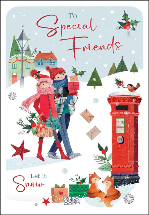 Jonny Javelin 'Special Friend Postbox' Christmas Card