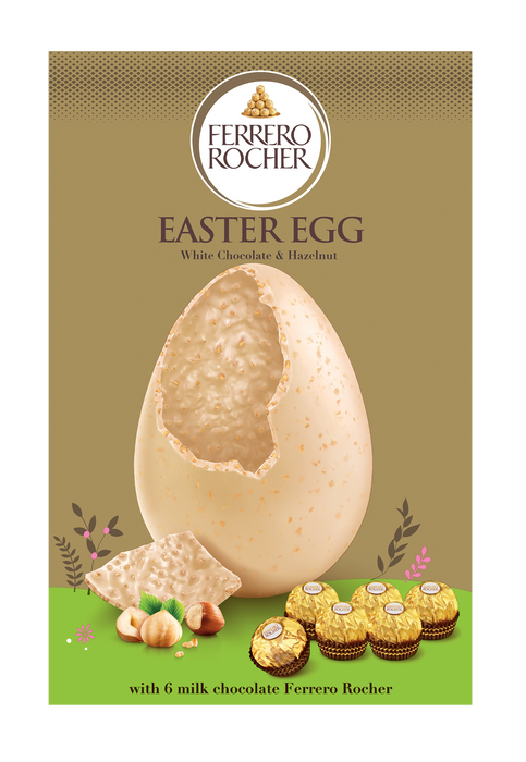 Ferrero Rocher Large White Chocolate Easter Egg 250g